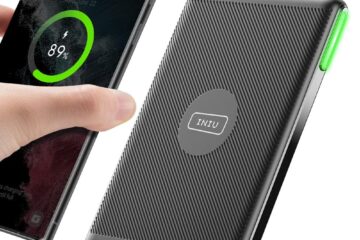 INIU Wireless Charger Stand, 15W Qi Certified Fast Wireless Charging...