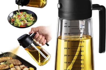 TrendPlain 16oz Olive Oil Dispenser Bottle for Kitchen – 2...
