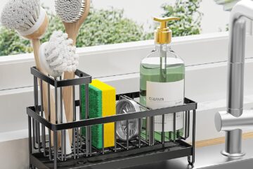 Cisily Sponge Holder for Kitchen Sink, Sink Caddy with High...