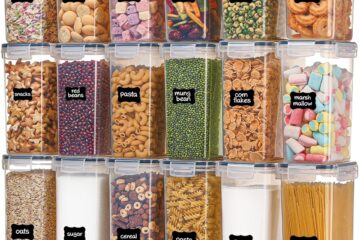 Vtopmart Airtight Food Storage Containers with Lids, 24 pcs Plastic...